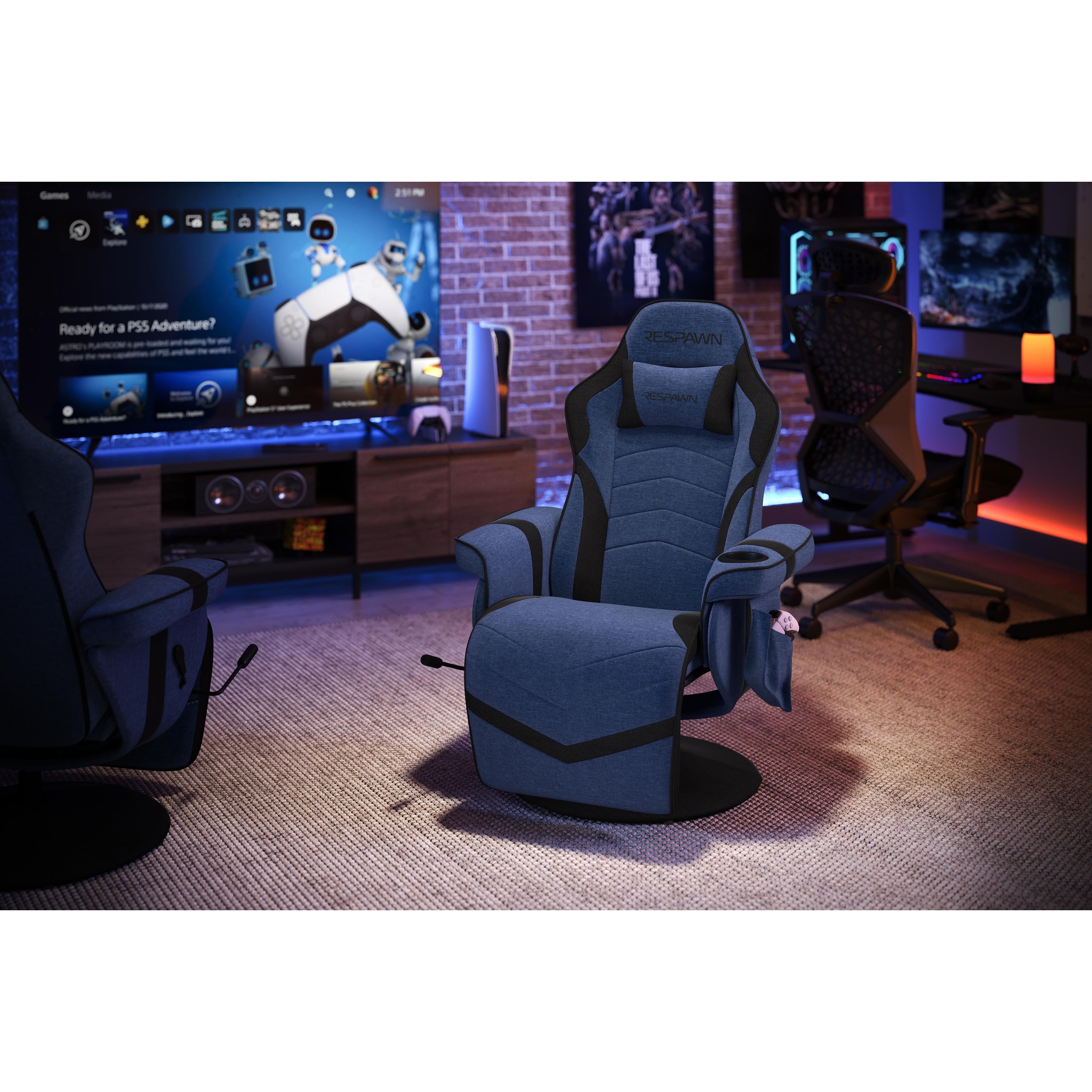 RESPAWN 900 Ergonomic Reclining Gaming Chair w/ Footrest