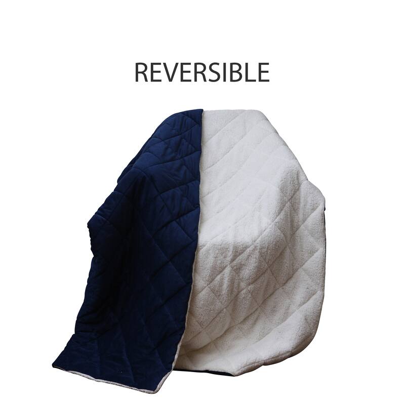 Cozy Soft Quilted Fleece-like Throw