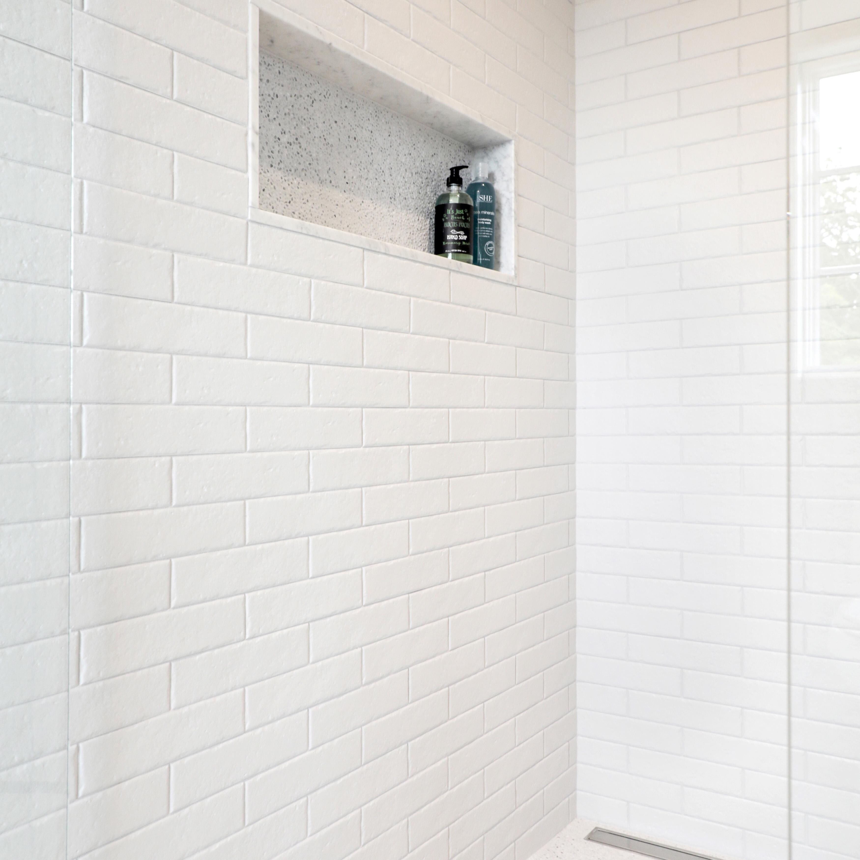SomerTile Brooklin Brick White 2.38