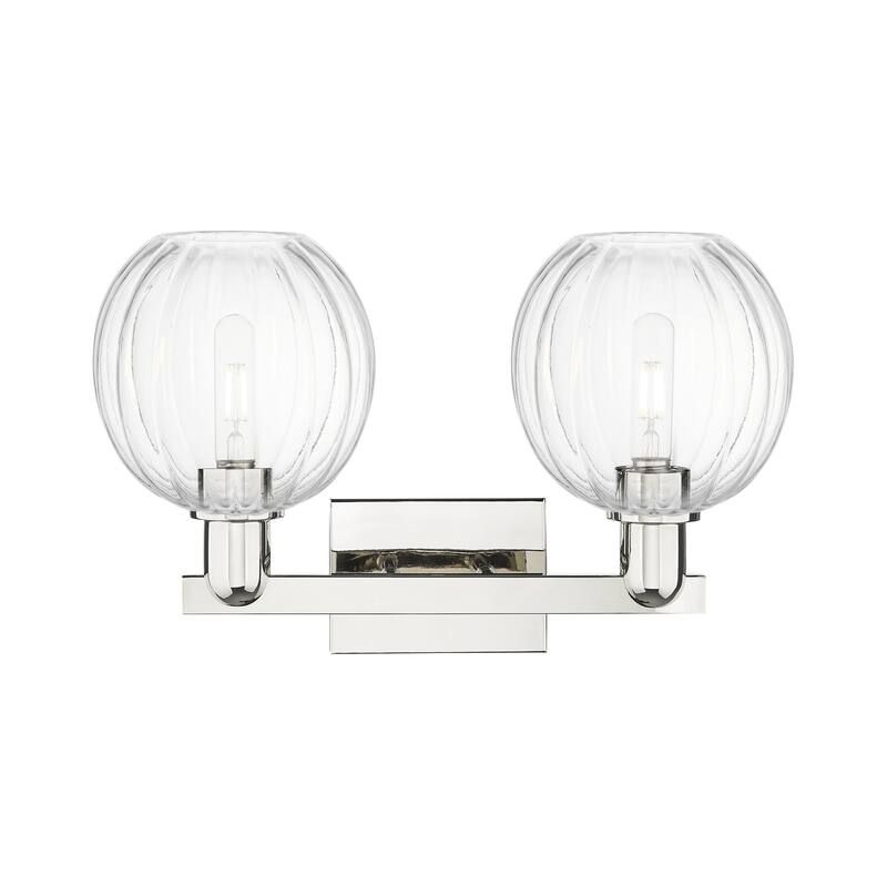 Innovations Lighting Downtown Urban - Preston - 2 Light 16" Globe Shade Bath Vanity Light