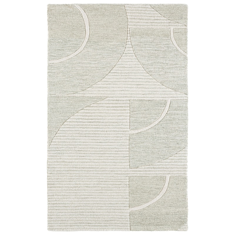 SAFAVIEH Handmade Metro Þorny Wool Rug - 3' x 5' - Sage/Ivory