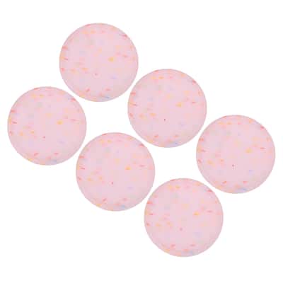 Drink Coasters, 6pcs Silicone Coasters for Drinks, Fluorescent Coaster