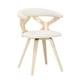 preview thumbnail 27 of 55, Carson Carrington Viby Mid-century Modern Swivel Dining/ Accent Chair - N/A Cream/Natural