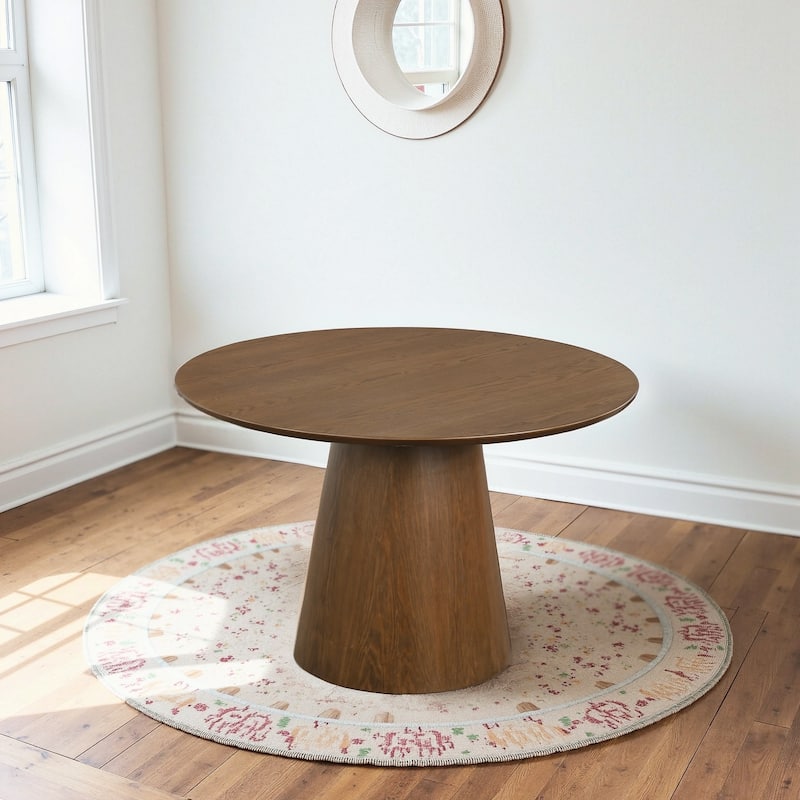 Finsbury Solid Wood Round Dining Table - Small