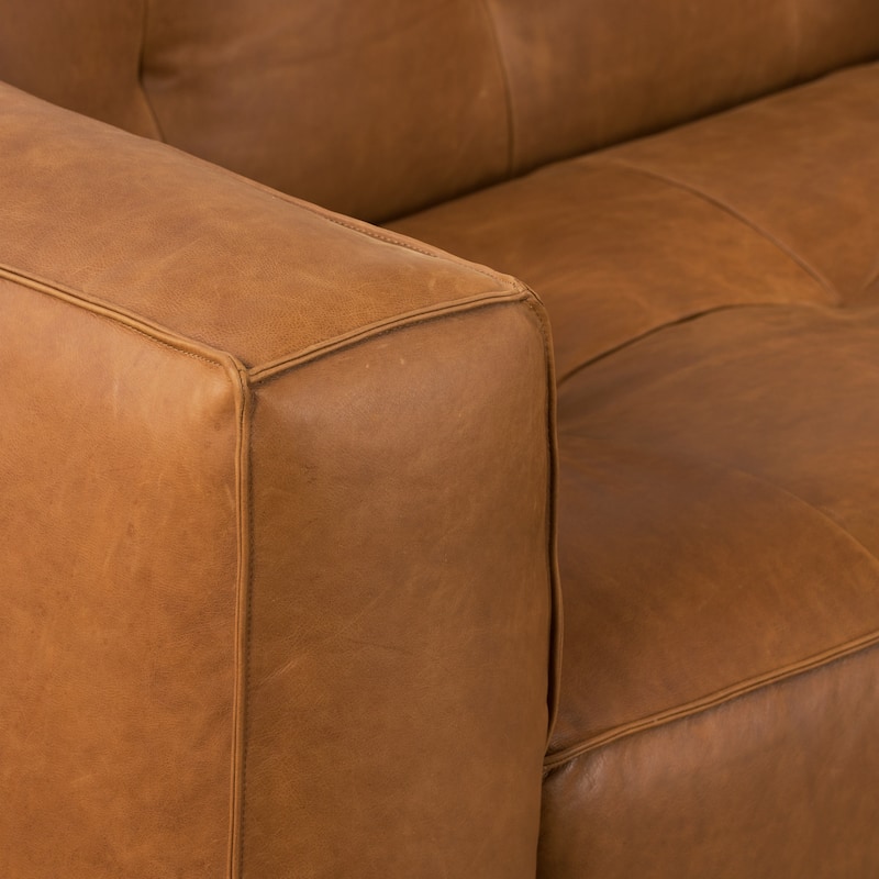 Poly & Bark Capa 92" Sofa - Full Grain Genuine Italian Leather