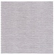 preview thumbnail 73 of 84, SAFAVIEH Handmade Flatweave Montauk Adrian Casual Cotton Rug 6' Square - Charcoal/Ivory - Square