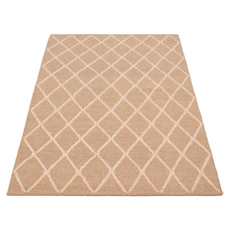 Marrakech Tan Kilim 5'1" x 8'2" - 5'1 x 8'2