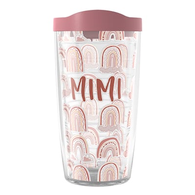 Tervis BOHO Rainbow Mimi Made in USA Double Walled Insulated Travel Tumbler, Mimi - 16oz