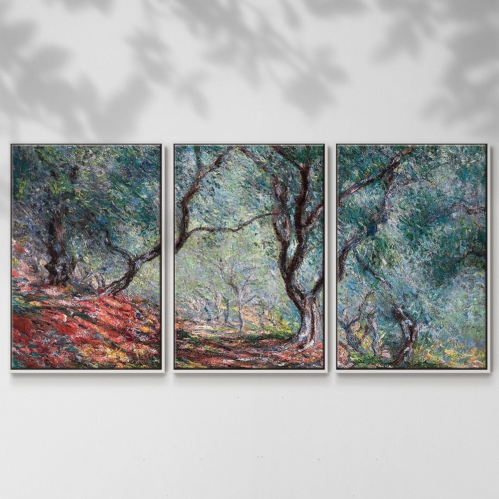 Olive Tree in the Moreno Garden, 1884 - Multi Piece Framed Canvas