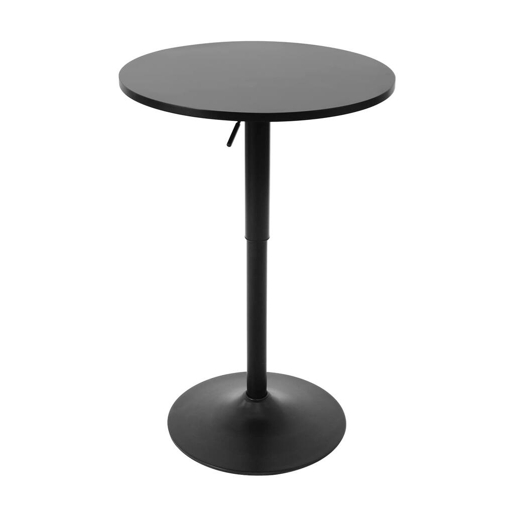 Round Pub Bar Table Height Cocktail Table Height Adjustable Kitchen Dinning Coffee Table Dining Bistro Café Home Bar