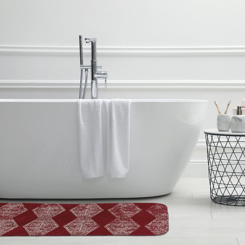 Pyramid Stripe Bathmat