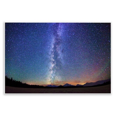 Stupell Milky Way Stars over Earth Wall Plaque Art Design By Royce Bair