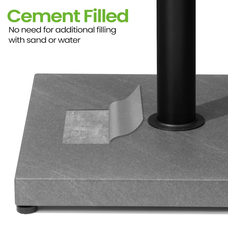 45LBS Outdoor Patio Square Concrete Market Umbrella Base Stand
