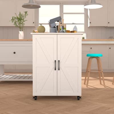 Rice Door Storage Cabinet, Durable and Spacious for Home Organization