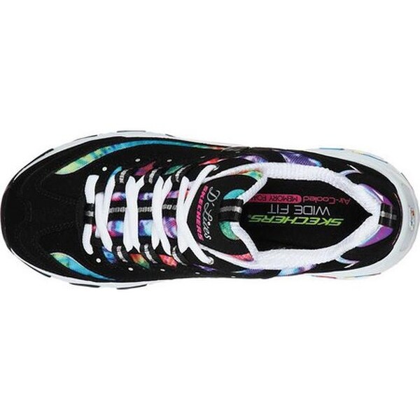 skechers summer fiesta black