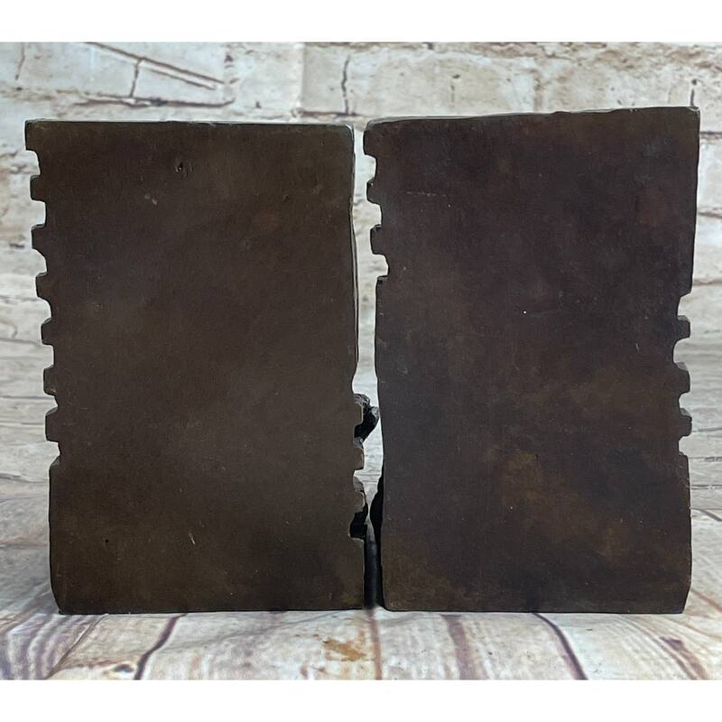 Gargoyles Bookends Book End Bronze Sculpture Statue Mythical Figurine Art Decor