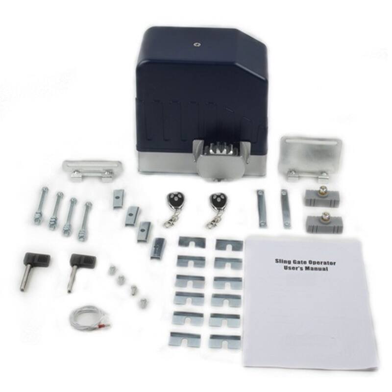 ALEKO Sliding Gate Opener Basic Kit for Sliding Gates Up to 55 ft and 1400 lb