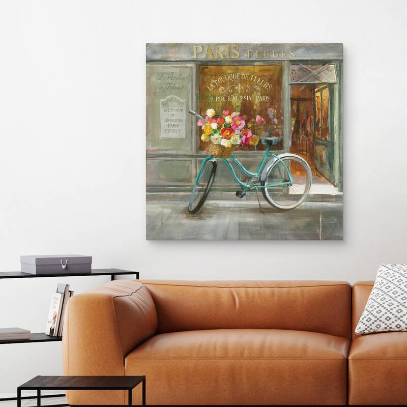 French Flowershop by Danhui Nai Canvas Art Print