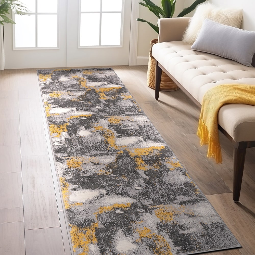 World Rug Gallery Brighton Modern Abstract Area Rug