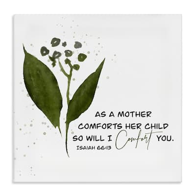 Stupell Proverb & Abstract Flower Canvas Wall Art Design By Amber Clarkson