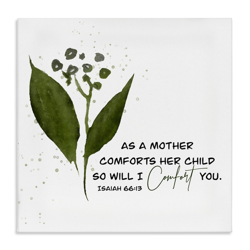 Stupell Proverb & Abstract Flower Canvas Wall Art Design By Amber Clarkson
