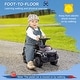 preview thumbnail 15 of 22, Kids Police Push Ride-On Car with PA System, Horn, Steering Wheel & Storage, Foot-to-Floor Sliding Toy for Ages 18-60 Months