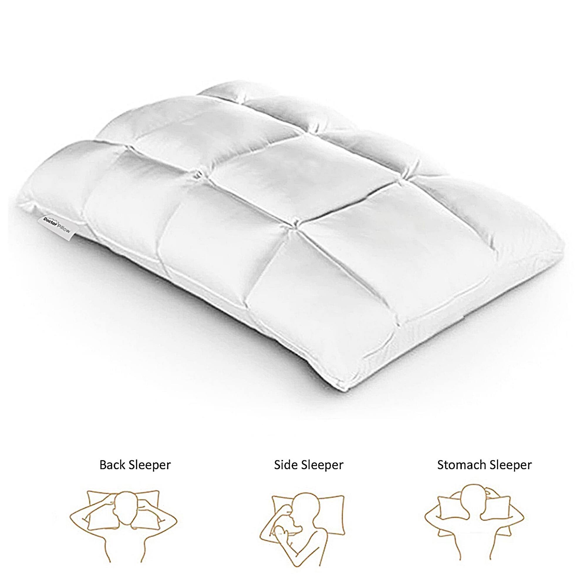 Dr. Pillow Dreamzie Layer Pillow stack inserts to achieve your perfect