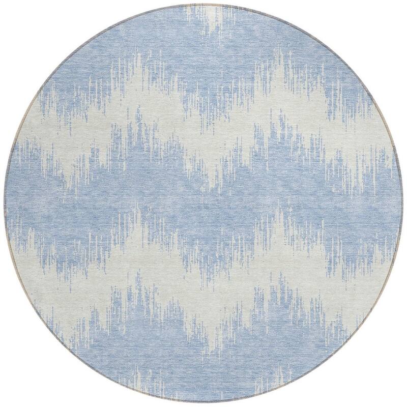 HomeRoots Chevron Transitional Rectangle Outdoor Rug