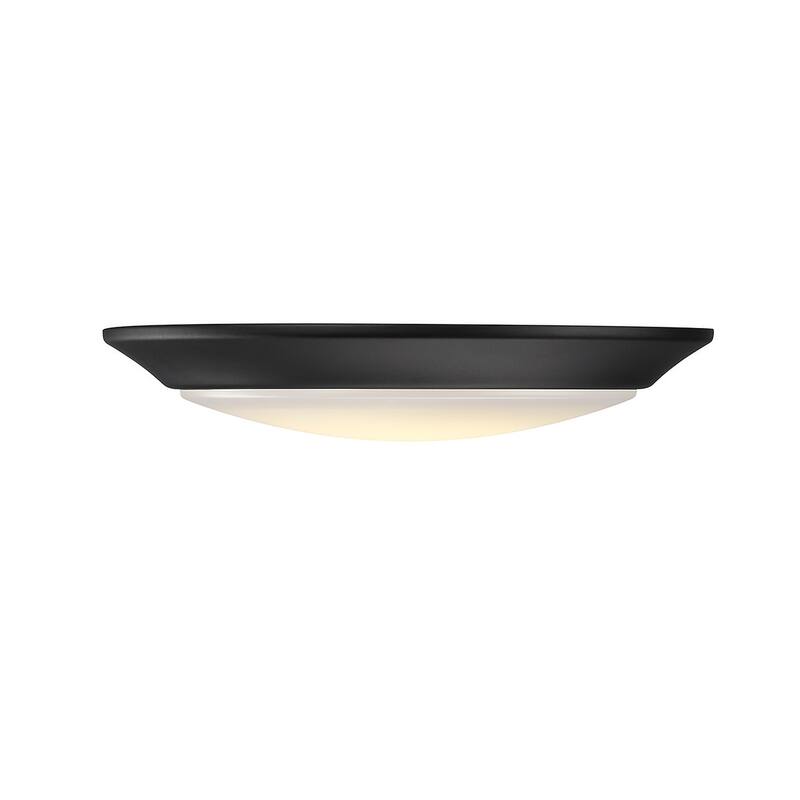 Savoy House 6-2000-7 8" Wide LED Flush Mount Bowl Ceiling Fixture with - Black