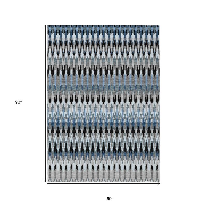 HomeRoots Southwestern Transitional Rectangle Outdoor Rug