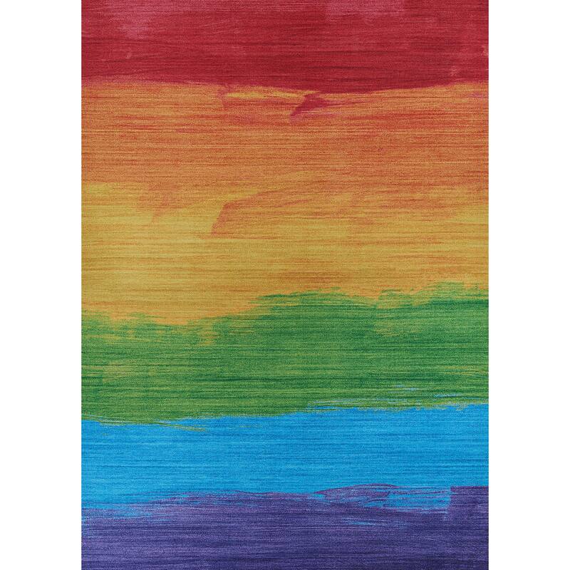 Dream Decor Rugs Color Arch Dessert Multicolor Non Skid Area Rug