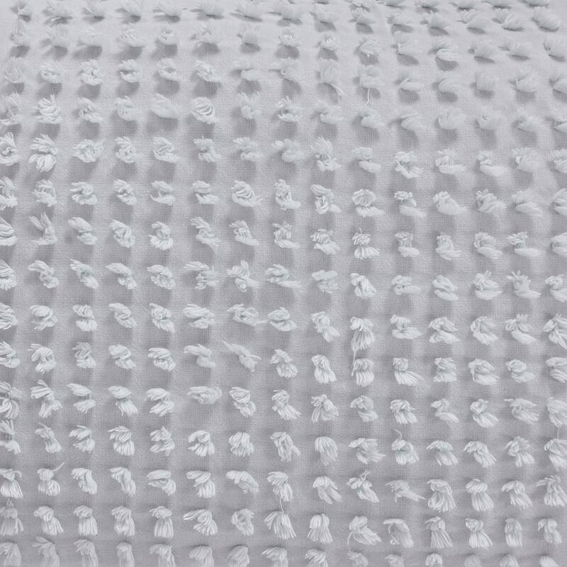 Better Trends Olivia Comforter Set 100% Cotton Tufted Soft Plush Chenille Machine Washable Tumble Dry