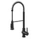 preview thumbnail 114 of 176, Kraus Britt Commercial 3-Function 1-Handle Pulldown Kitchen Faucet