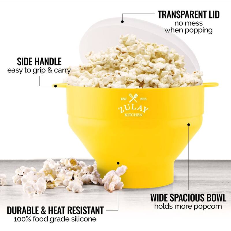 Large Microwave Collapsible Popcorn Maker