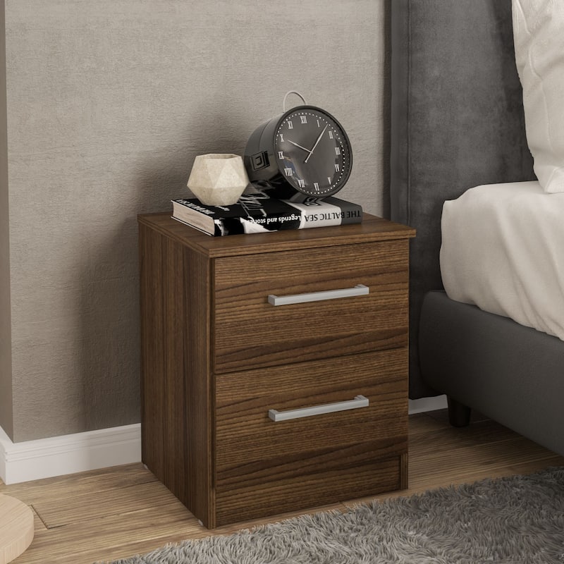 Polifurniture Juliette Modern 2 Drawer Nightstand