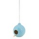 preview thumbnail 15 of 14, Ceramic 8-Inch Round Quilted Birdhouse