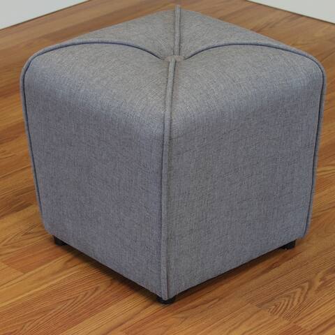 Sopri Upholstered Cube Modern Ottoman