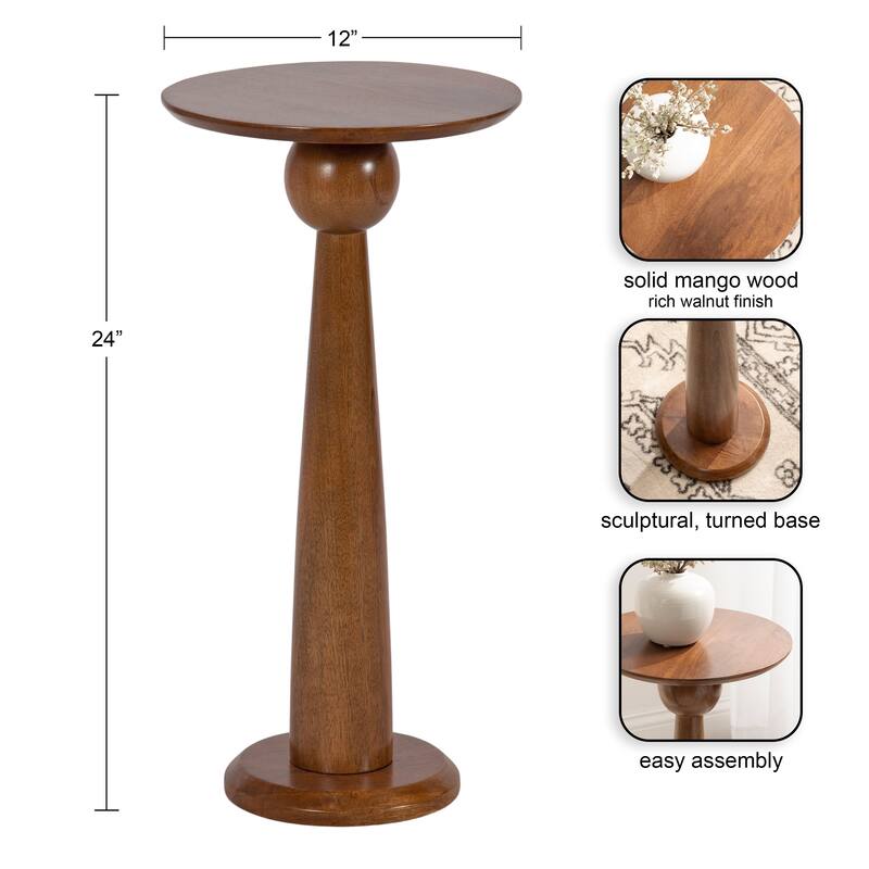 Kate and Laurel Jakob Round Side Table