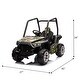 preview thumbnail 18 of 29, Camouflage Green 12V Kids Ride-On Car with Remote Control, LED Headlights, Music & USB Port