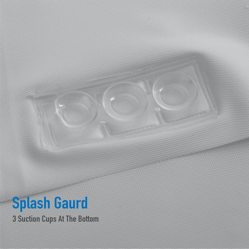 Bath Bliss 2 Pack Splash Guard Shower Liner