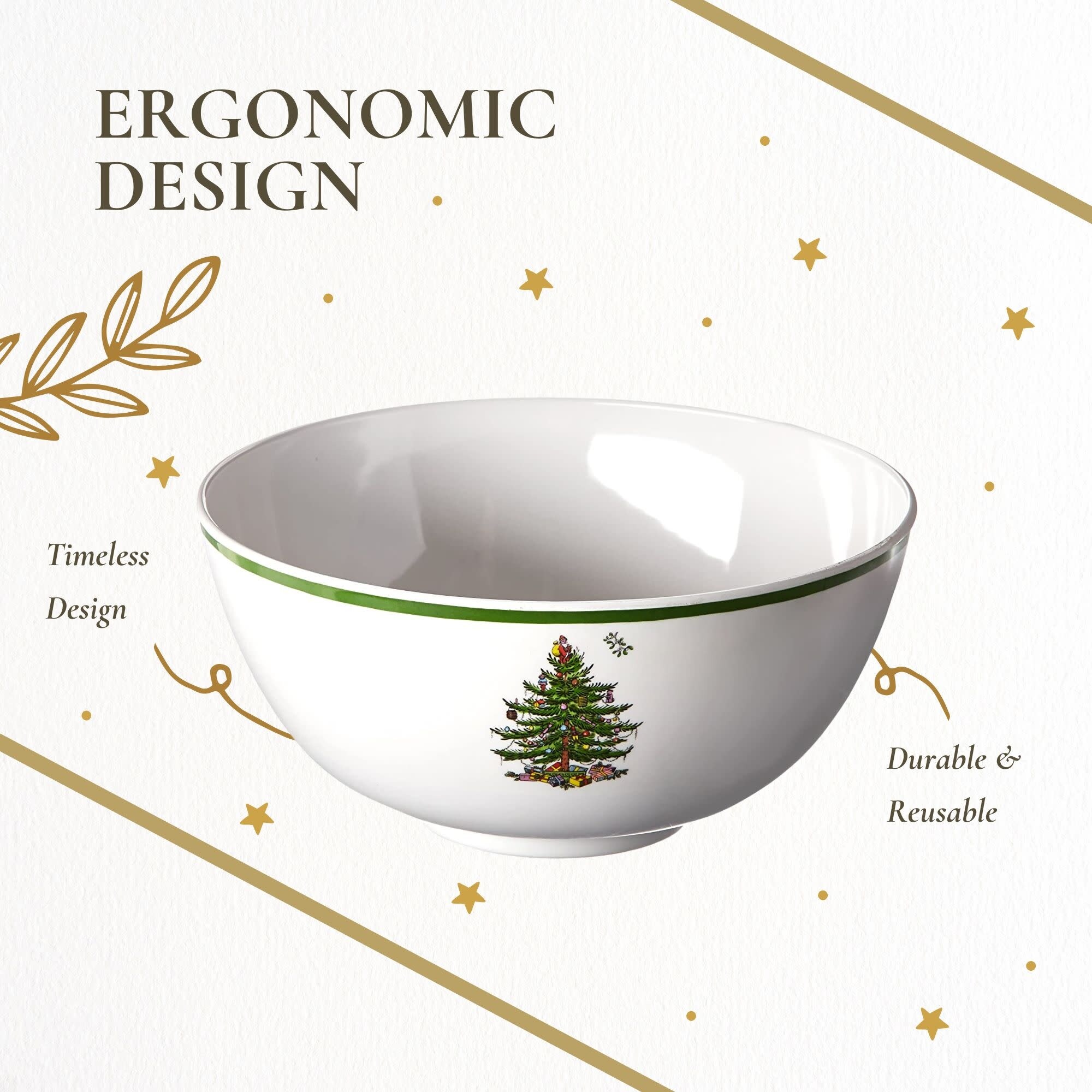 Spode Christmas Tree Melamine Serving Bowl - 11
