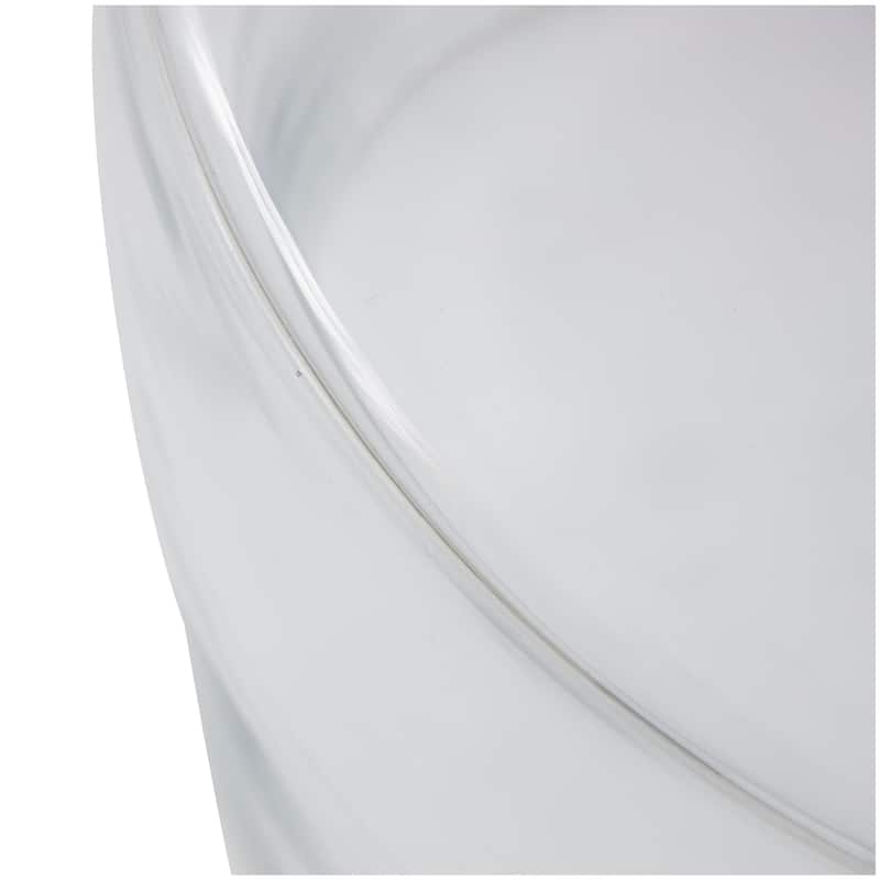 Clear Glass Modern Accent Table