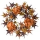 preview thumbnail 1 of 2, National Tree Company Artificial Autumn Wreath with Hydrangeas, Maple Leaves, Pinecones, Berry Clusters, 24 inches - 24 in