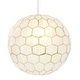 preview thumbnail 8 of 56, Capiz Honeycomb Globe Pendant Light