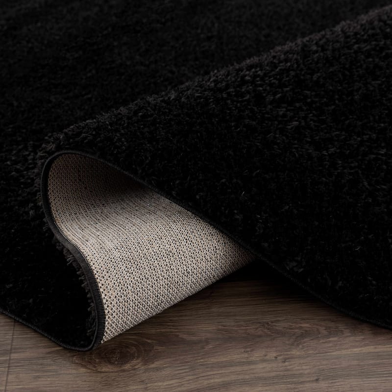 Hauteloom Heavenly Solid Shag Shaggy High Pile Area Rug