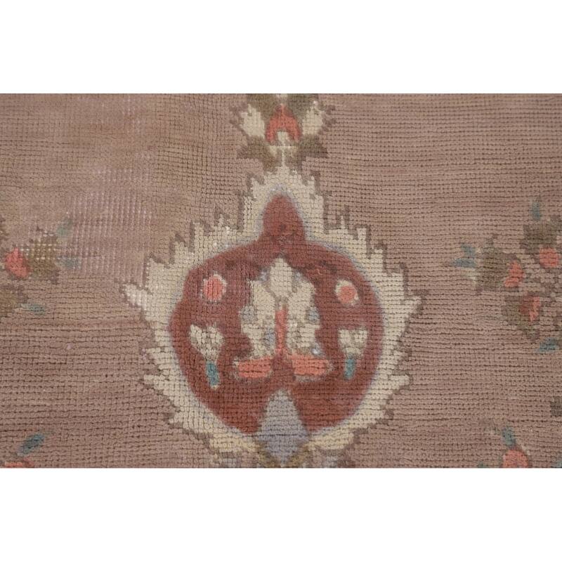 Tabriz Persian Vintage Area Rug Handmade Floral Wool Carpet - 6'4" x 9'11"