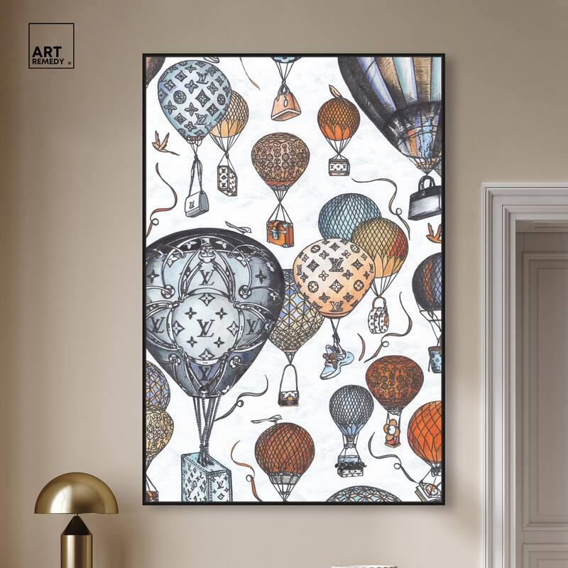 Doll Memories - Fashion Balloons Canvas by Art Remedy