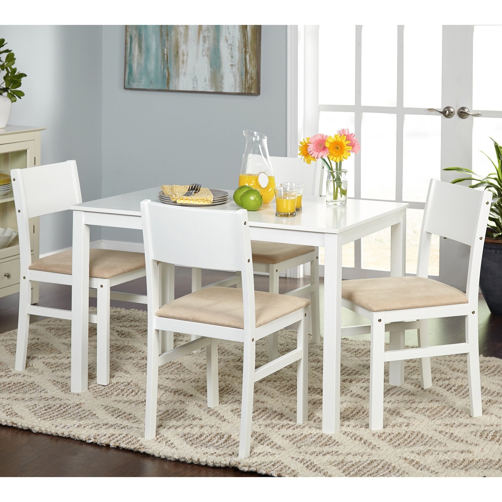 Lucca 5 Piece Dining Set Bed Bath Beyond 36937458