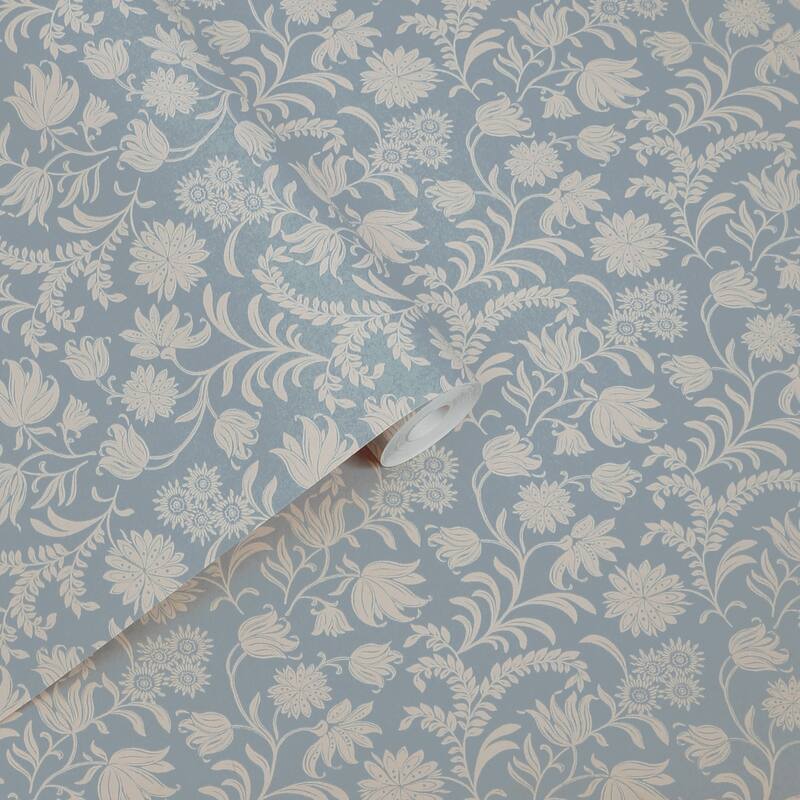 Laura Ashley Hemingway Seaspray Wallpaper