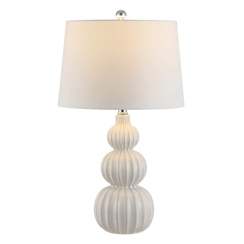SAFAVIEH Lighting 25.5-inch Corina Ceramic Table Lamp - 15" x 15" x 25.5"